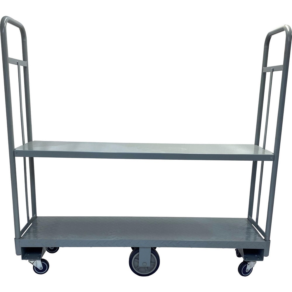 Cart Accessories; Accessory Type: Addition Shelf; For Use With: UBT-1660 GY; Material: Steel; Overall Width: 16 in; Overall Length: 60.00 in; Overall Height: 3 in; Color: Gray; Includes: (1) Removable Shelf