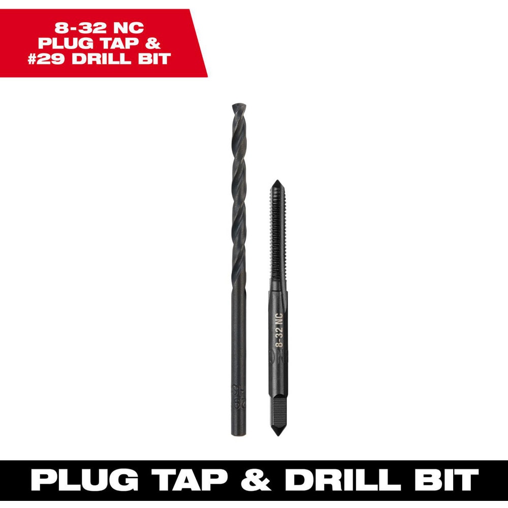 Tap & Drill Sets; Maximum Drill Size (Wire): #29