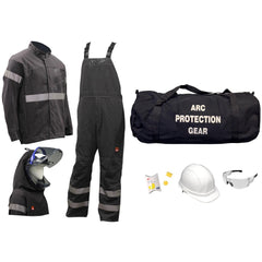 Arc Flash Clothing Kit: Size 2X-Large, Gore Pyrad, Jacket, Bib Overalls & Hoods