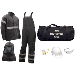 Arc Flash Clothing Kit: Size 2X-Large, Gore Pyrad, Jacket, Bib Overalls & Hoods