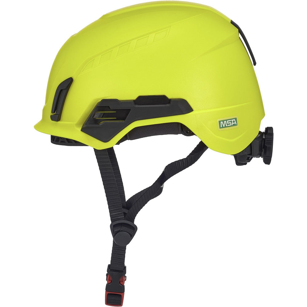 Rescue Helmet:  Ratchet Adjustment,  4-Point Suspension,  ABS