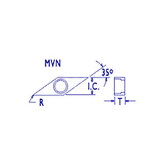 Shim for Indexables: 3/8" Inscribed Circle