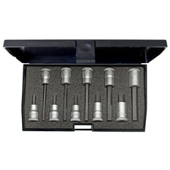 Hex & Torx Bit Socket Sets; Set Type: Hex Bit; Drive Size: 3/8; Minimum Set Hex Size (Metric): 4.0