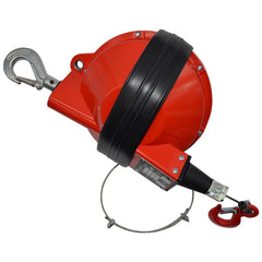 Tool Balancers; Reel Type: Enclosed; Hanger Type: Safety Swivel Hook; Minimum Load Capacity: 55.00; Maximum Load Capacity: 66.00; Cable Length: 6.500; Lockable: Yes; Locking Mechanism: Locking Screw; Tension Adjustment: Yes