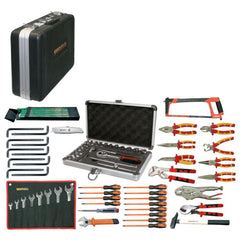 Combination Hand Tool Set: 84 Pc, Electrician's Tool Set