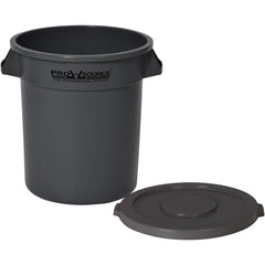 Trash Cans & Recycling Containers; Product Type: Institutional Can; Container Capacity: 10 gal; Container Shape: Round; Container Material: Polyethylene; Color: Gray