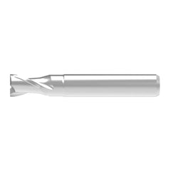 Square End Mill: 2 Flute, Solid Carbide