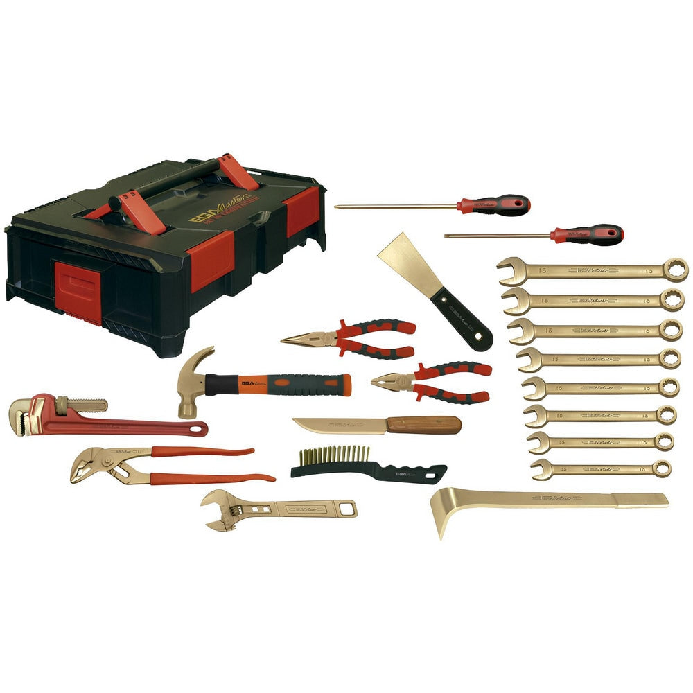 Combination Hand Tool Set: 20 Pc, Universal Atex Safety Set