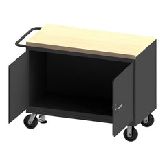 Mobile Work Centers; Center Type: Mobile Bench Cabinet; Load Capacity: 2000; Depth (Inch): 54-1/8; Height (Inch): 37-3/4; Number Of Bins: 0; Color: Gray; Overall Depth: 54.125 in; Overall Height: 37.75 in