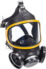 Full Face Respirator: Hycar, Threaded, Large