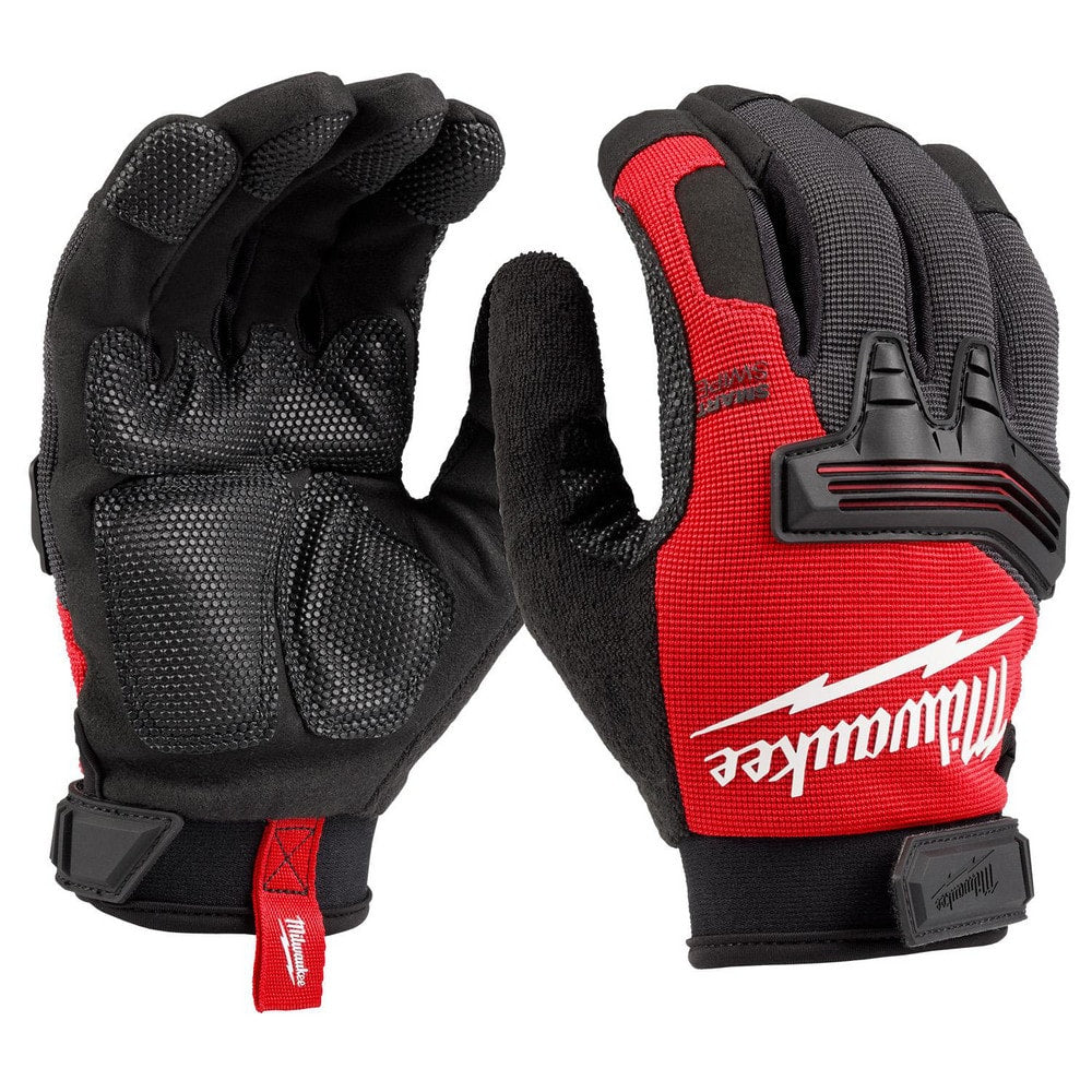 Work Gloves: Milwaukee Smartswipe, Size Medium, Synthetic Leather Lined, Synthetic Leather, General Purpose