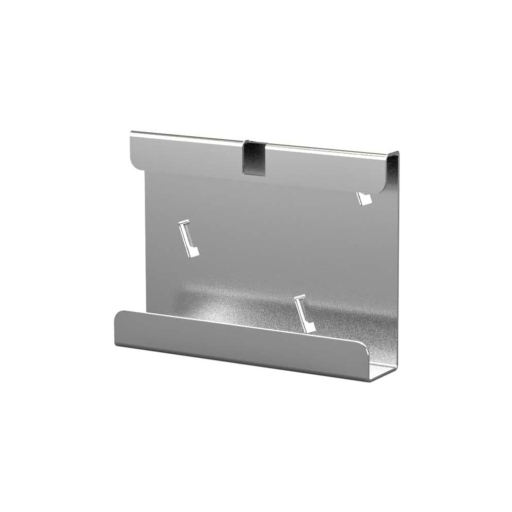 CNC Storage Accessories; For Use With: CNC Storage Carts, CNC Tools; Additional Information: 21 Degree Angle - Right Side; Color: Dark Gray; Description: 5.5" Wide, 4? High, 0.75? Deep, Tool Cart Cradle Bracket