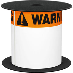 Labels, Ribbons & Tapes; Application: Safety Labeling, OSHA / ANSI Compliance, Arc Flash Labeling; Type: Thermal Transfer Printable Label; Color Family: White; Color: White