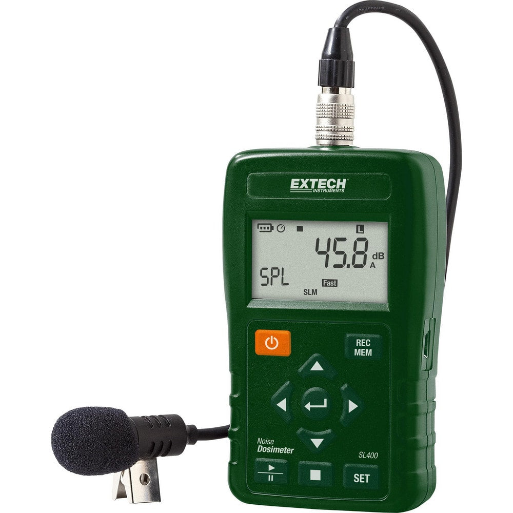 Sound Meter: A, C & Z Frequency Weight, LCD Display