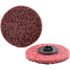 Quick-Change Disc: Type P, 3" Dia, Aluminum Oxide, Non-Woven