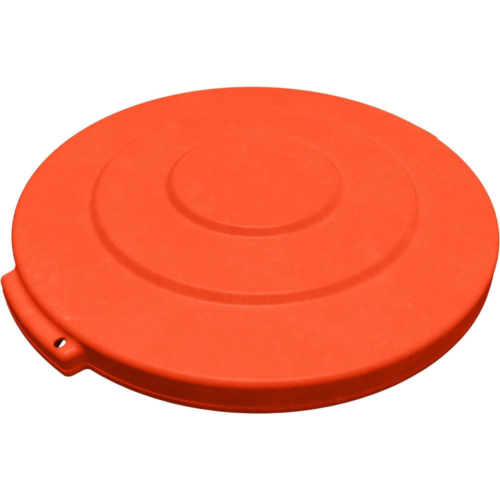 Trash Can & Recycling Container Lids; Lid Type: Flat; Lid Shape: Round; Container Shape: Round; Compatible Container Capacity: 10 Gallon; Color: Orange; Material: HDPE; For Use With: Bronco 10 Gallon Trash Container