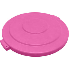 Trash Can & Recycling Container Lids; Lid Type: Flat; Lid Shape: Round; Container Shape: Round; Compatible Container Capacity: 55 Gallon; Color: Pink; Material: HDPE; For Use With: Bronco 55 Gallon Trash Container