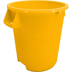 Trash Cans & Recycling Containers; Product Type: Trash Can; Type: Waste Bin Trash Container; Container Capacity: 10.00; Container Shape: Round; Lid Type: No Lid; Container Material: Polyethylene; Color: Yellow; Material: Polyethylene