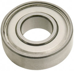 Miniature Ball Bearing: 3 mm Bore Dia, 9 mm OD, 4 mm OAW