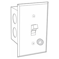 2" Long, 3.0000" Wide, Fan Blower Switch