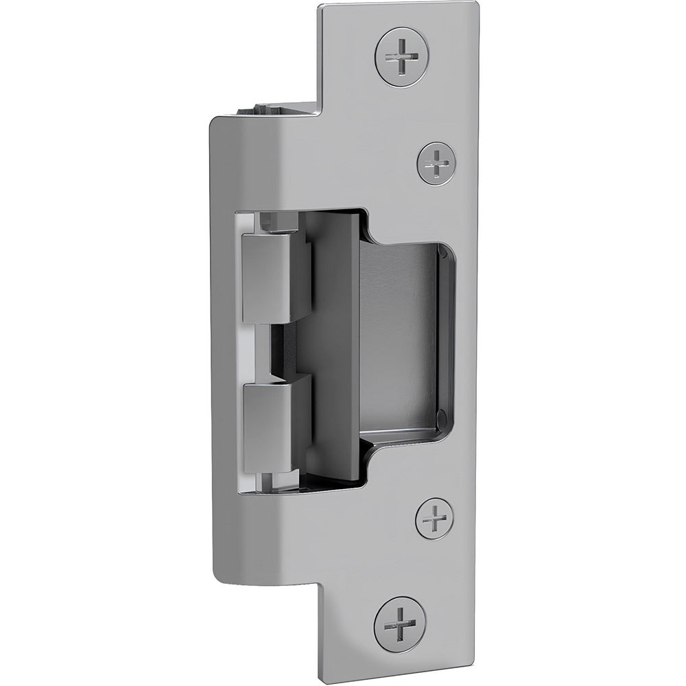 Electric Strikes; Product Type: Electric Door Strike; Type: Fail Safe/Fail Secure; Length (Inch): 4.88; Power Type: Electric; Width (Inch): 1; Strike Material: Stainless Steel; Door Frame Material: Hollow Metal & Wood; Finish/Coating: Stainless Steel; Fac