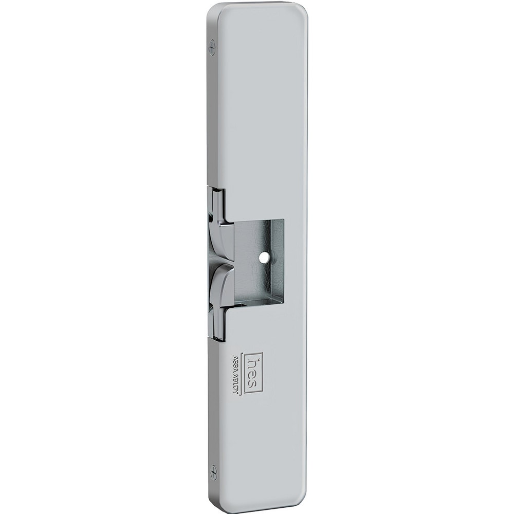 Electric Strikes; Product Type: Electric Door Strike; Type: Fail Safe/Fail Secure; Length (Inch): 9.00; Power Type: Electric; Width (Inch): 1; Strike Material: Stainless Steel; Door Frame Material: Hollow Metal & Wood; Finish/Coating: Black; Faceplate Wid