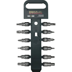 Hex & Torx Bit Socket Sets; Set Type: Hex Bit; Type: Hex Bit Socket Set; Drive Size: 1/2; Minimum Set Hex Size (Inch): 3/4