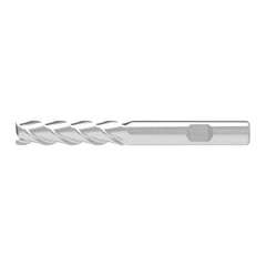 Square End Mill: 11.00 mm Dia, 45.00 mm LOC, 3 Flute, Solid Carbide