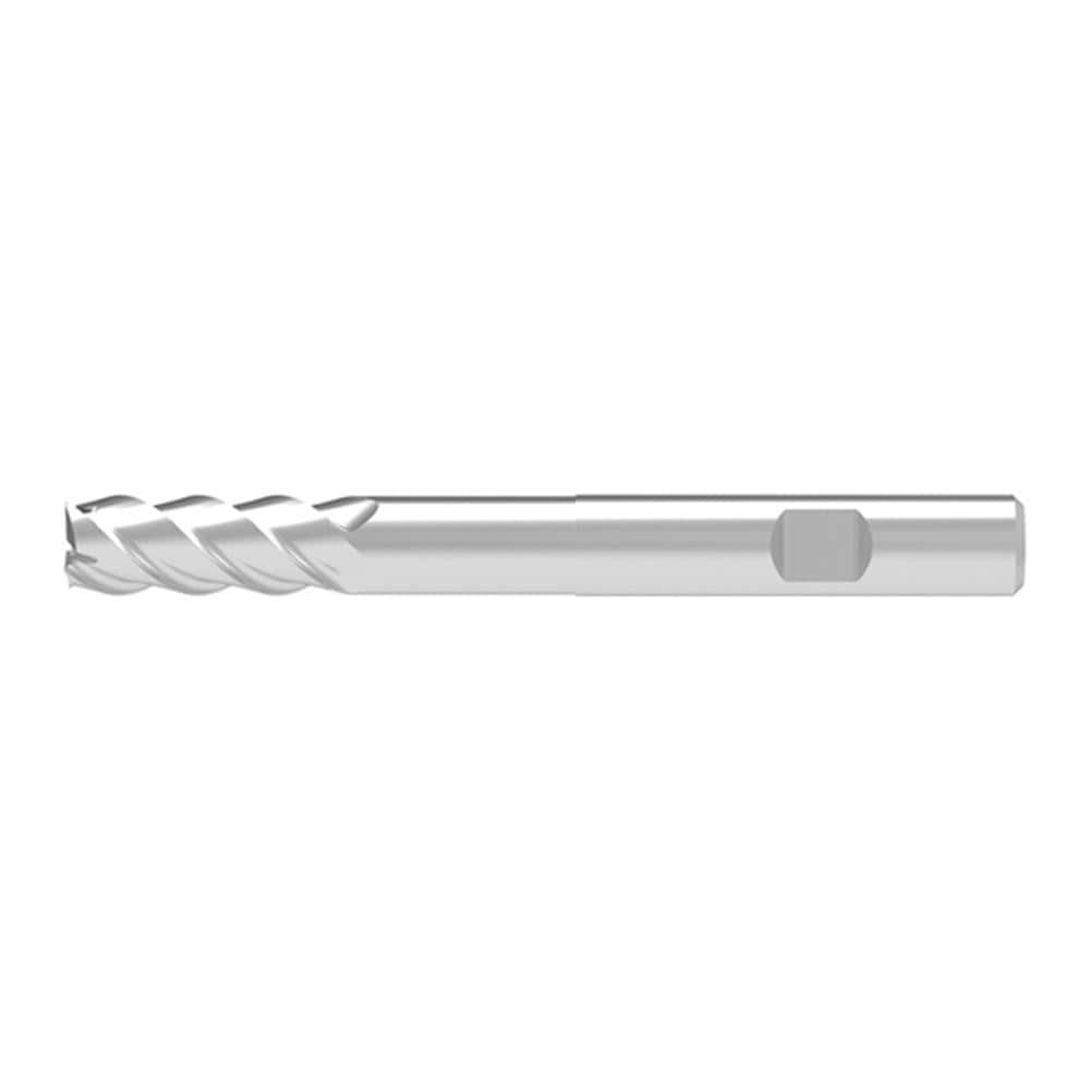 Square End Mill: 14.00 mm Dia, 36.00 mm LOC, 4 Flute, Solid Carbide