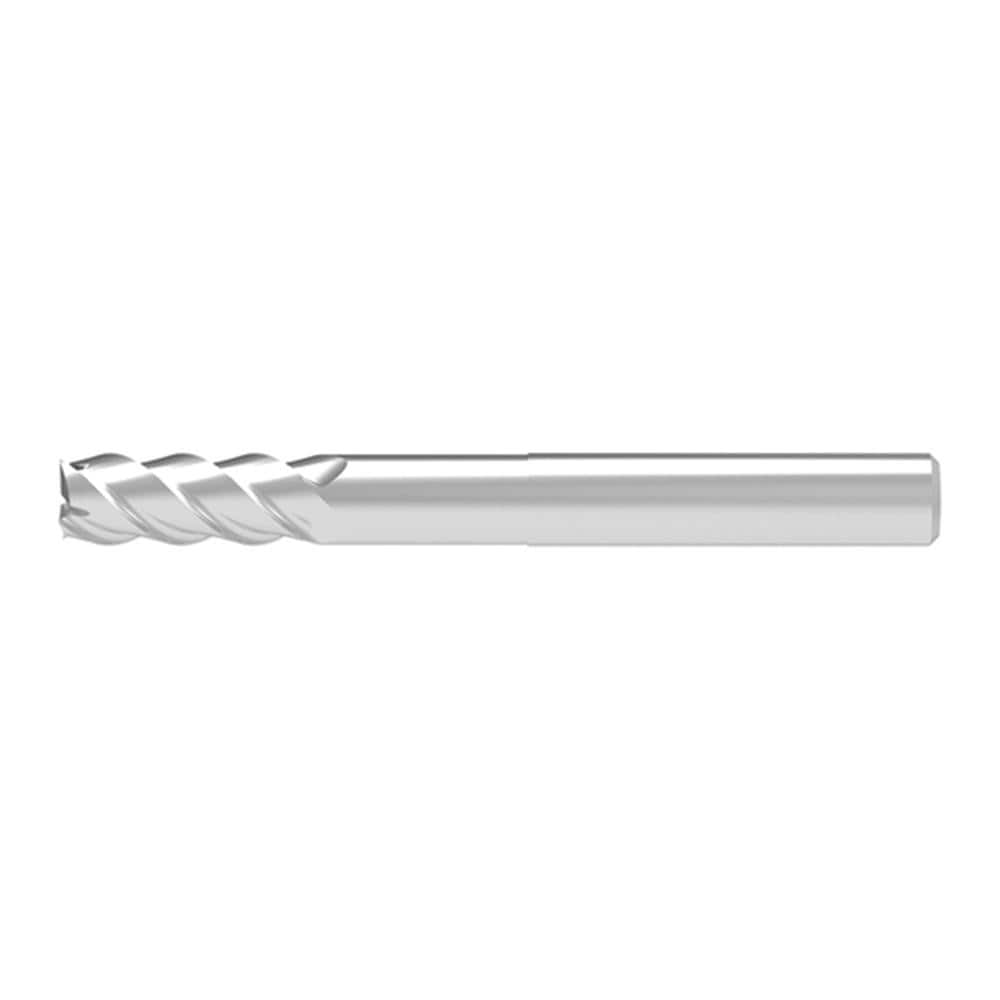 Square End Mill: 20.00 mm Dia, 52.00 mm LOC, 4 Flute, Solid Carbide