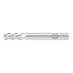 Square End Mill: 18.00 mm Dia, 47.00 mm LOC, 3 Flute, Solid Carbide