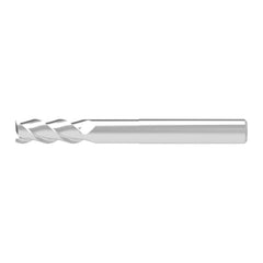 Square End Mill: 13.00 mm Dia, 36.00 mm LOC, 3 Flute, Solid Carbide