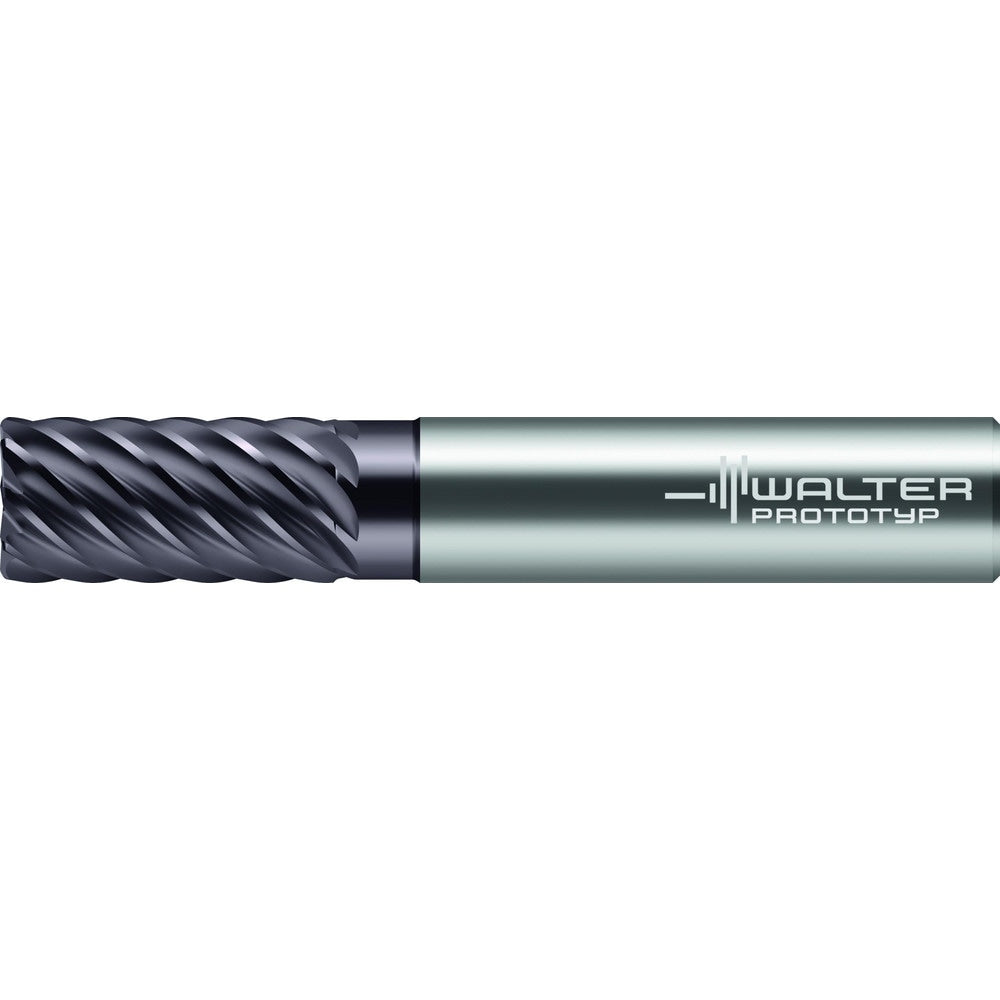 Corner Radius End Mill: 1" Dia, 1-1/2" LOC, 0.0300" Radius, 9 Flute, Solid Carbide