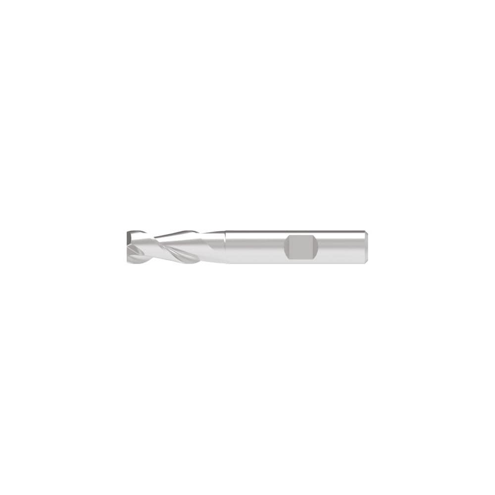 Square End Mill: 2 Flute, Solid Carbide