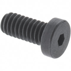 Hex Socket Cap Screw: 1/4-20 x 3/4", Low Socket Cap, Alloy Steel, Black Oxide Finish