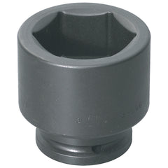 Impact Socket: 1-1/2" Drive, 1-1/2" Socket, Hex Drive