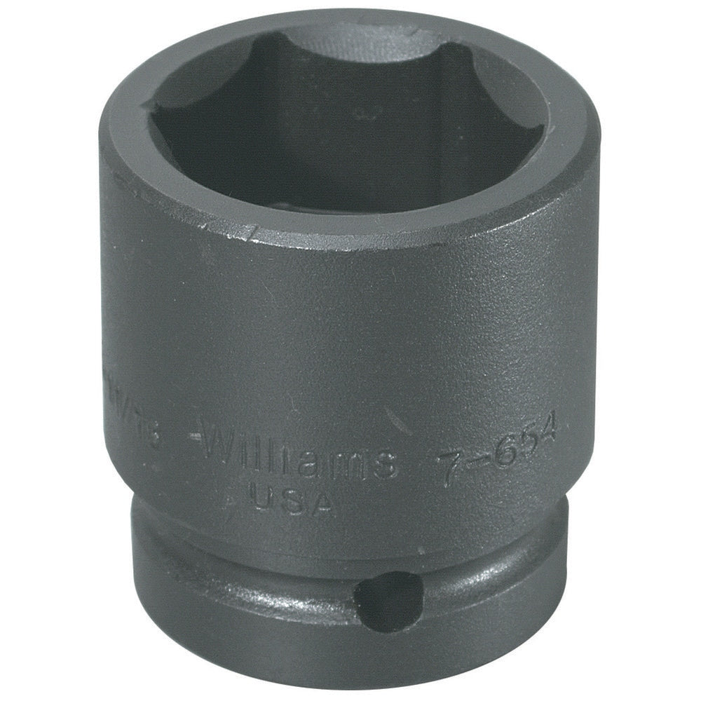 Impact Socket: 1" Drive, 4-5/16" Socket, Hex Drive