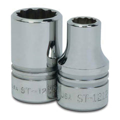 Standard  Hand Socket: 1/2" Drive, 21/32" Socket, 12-Point