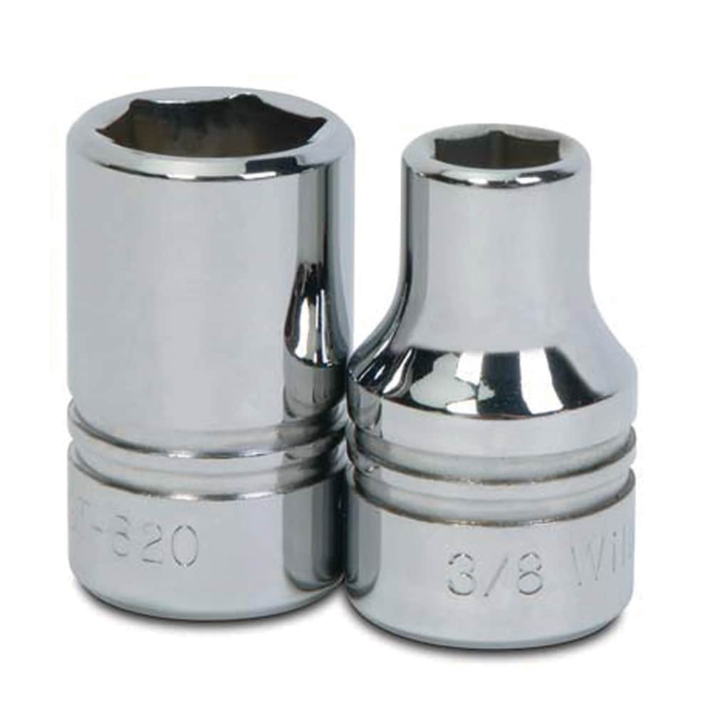 Standard  Hand Socket: 1/2" Drive, 3/8" Socket, 6-Point