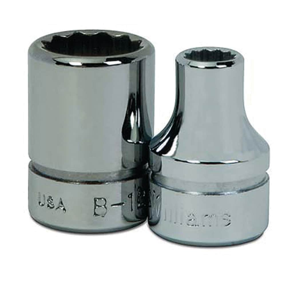 Standard  Hand Socket: 3/8" Drive, 17.00 mm Socket, 12-Point