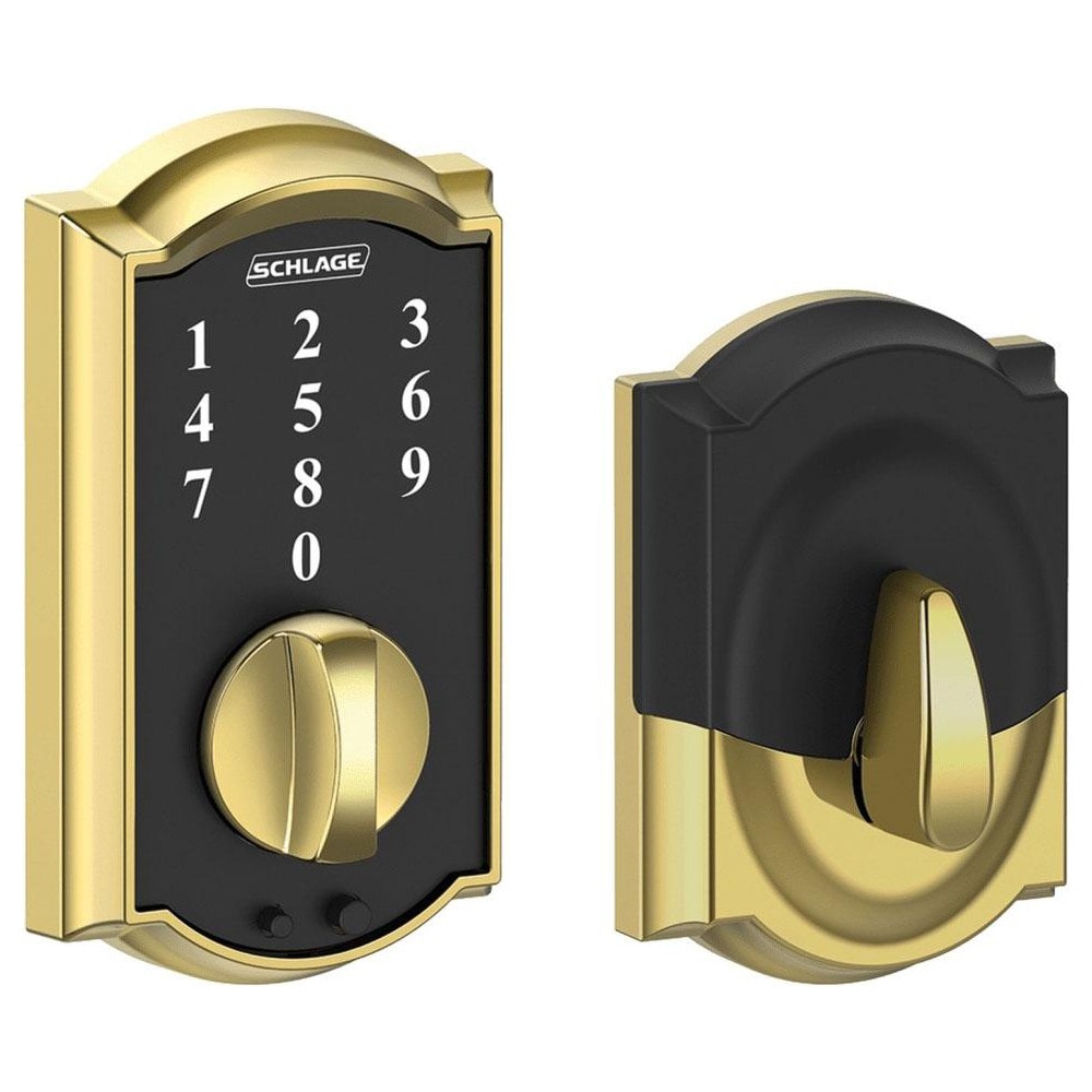 Deadbolts; Deadbolt Type: Deadbolt; Lock Type: Single Cylinder; Key Type: Key Codeable; Mount Type: Surface; Material: Metal; Minimum Door Thickness: 1.375 in; Maximum Door Thickness: 1.75; Finish: Bright Brass