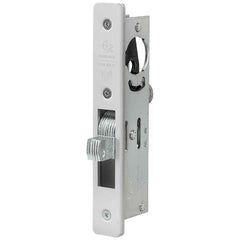 Deadbolts; Deadbolt Type: Deadlock; Lock Type: Single Cylinder; Key Type: Keyless; Mount Type: Mortise; Material: Metal; Minimum Door Thickness: 1.375 in; Maximum Door Thickness: 1.75; Finish: Satin Aluminum Clear Anodized