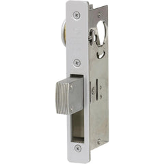 Deadbolts; Deadbolt Type: Deadlock; Lock Type: Single Cylinder; Key Type: Conventional; Mount Type: Mortise; Material: Metal; Minimum Door Thickness: 1.375 in; Maximum Door Thickness: 1.75; Finish: Satin Aluminum Clear Anodized