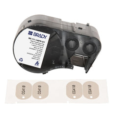 Labels, Ribbons & Tapes; Application: Label Printer Cartridge; Type: Label Printer Cartridge; Color Family: Gray; Color: Black on Gray