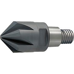 Corner Radius & Corner Chamfer End Mill Heads; Mill Diameter (mm): 16.00; Chamfer Width (mm): 6.500; Chamfer Width (Decimal Inch): 0.256; Chamfer Angle: 50.000; Length of Cut (mm): 6.5000; Number Of Flutes: 6