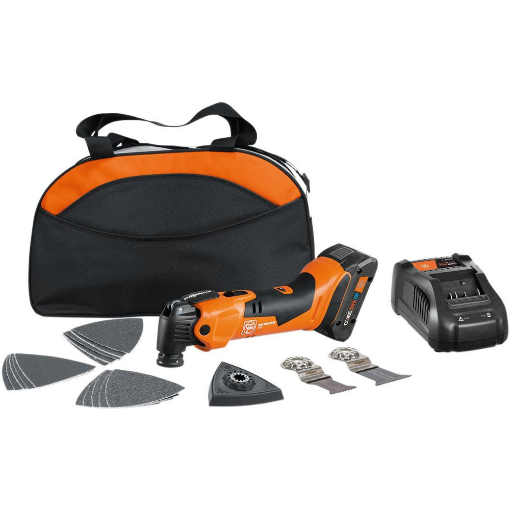 Rotary & Multi-Tools; Product Type: Oscillating Tool Kit; Batteries Included: Yes; Speed (RPM): Variable; Oscillation Per Minute: 11,000-18,500; Battery Chemistry: Lithium-ion