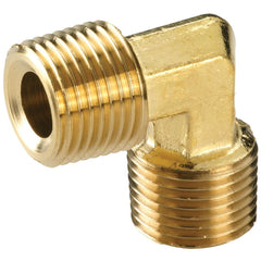 Brass & Chrome Pipe Fittings; Fitting Type: Pipe Elbow; Fitting Size: 3/8 x 3/8; End Connections: NPTF; Material Grade: 360; Connection Type: Threaded; Pressure Rating (psi): 1000; Fitting Shape: 90¬∞ Elbow; Thread Standard: NPTF