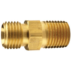 Brass & Chrome Pipe Fittings; Fitting Type: Male Union; Fitting Size: 1/2 x 3/8; End Connections: NPSM x NPTF; Material Grade: CA360; Connection Type: Threaded; Pressure Rating (psi): 1000; Fitting Shape: Straight; Thread Standard: NPTF, NPSM