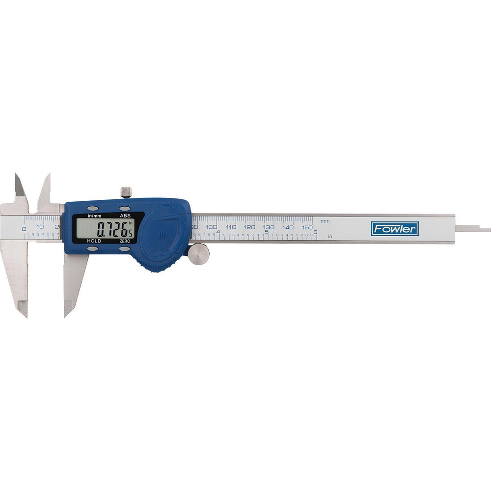 Electronic Caliper: 0 to 8", 0.0005" Resolution, No IP Rating, For Depth, Inside Diameter, Outside Diameter & Step