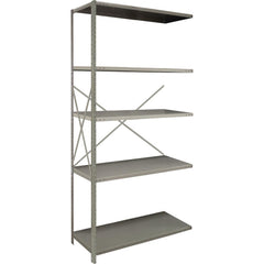 Steel Shelving; Shelf Type: Open Angle Adder Unit; Starter or Add-On: Add-On; Adjustment Type: Clip; Boltless: Yes; Shelf Capacity: 550; Mount Type: Floor